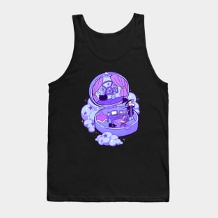 tiny witch purple Tank Top